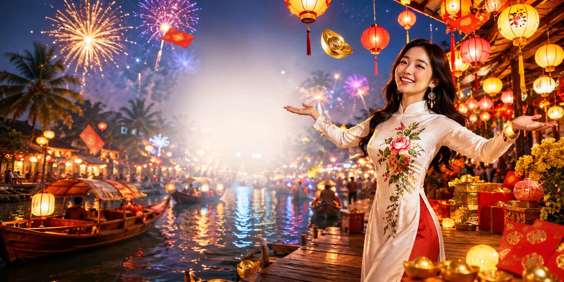 Chợ đêm miền Tây gợi bối cảnh người dùng kiểm tra khuyến mãi trên điện thoại